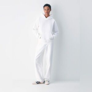 TNA Cozy Fleece Sweatfleece in White